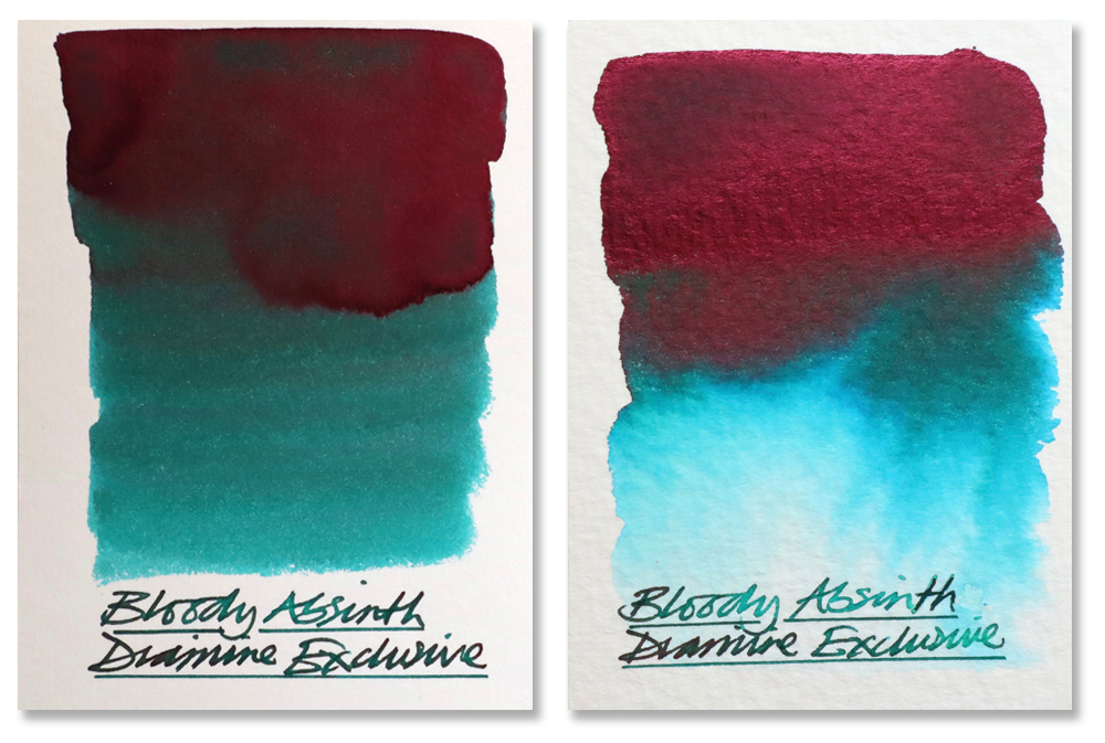 Diamine Exclusive – Bloody Absinth – FOUNTAIN PEN INK ART
