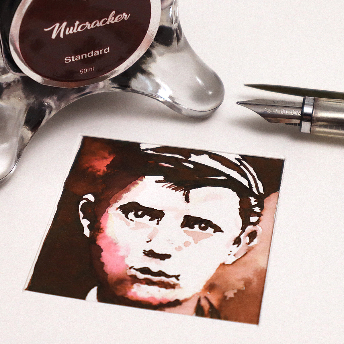 30 portraits with 30 inks in 30 days – FOUNTAIN PEN INK ART