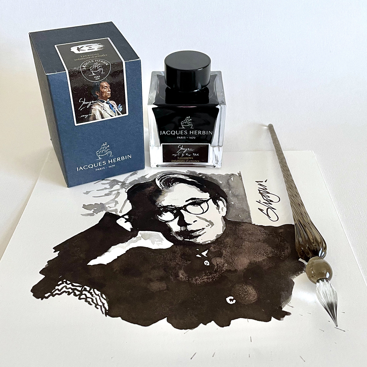 Jacques Herbin Shogun – FOUNTAIN PEN INK ART