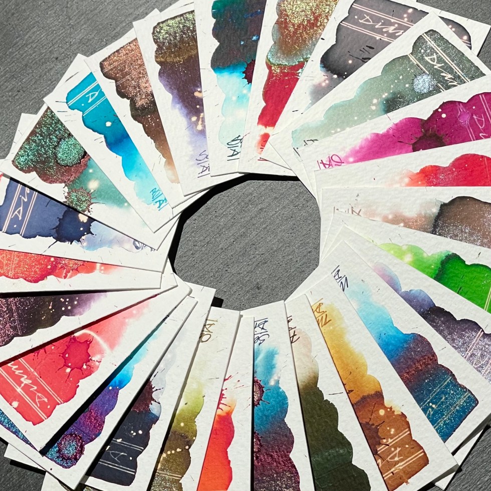 The Diamine Inkvent Calendar 2022 – FOUNTAIN PEN INK ART